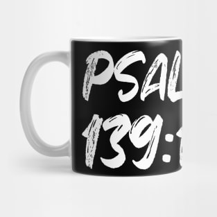 "Psalm 139:14" Text Mug